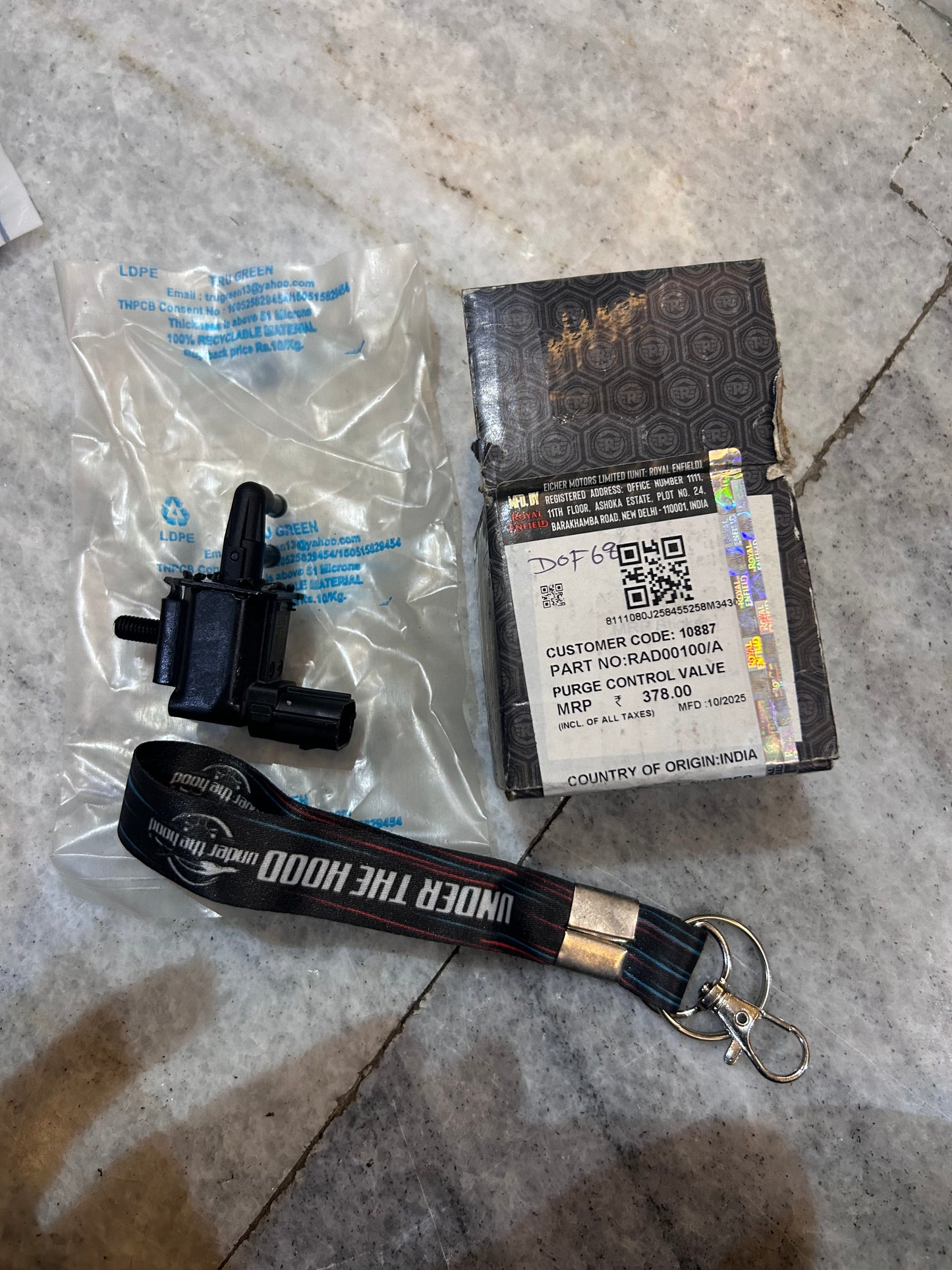 Royal Enfield RAD00100/A – OEM Purge Control Valve for All New Classic 350 & J-Series Models