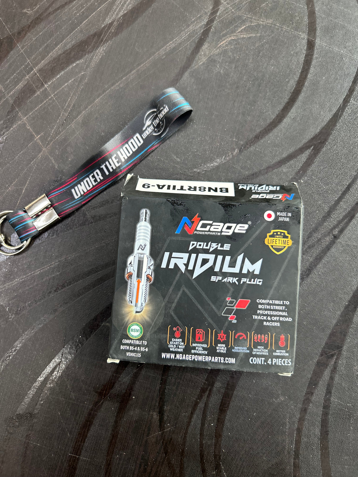 NGage BN8RTIIA-9 Double Iridium Spark Plug – Royal Enfield Himalayan 450, Guerrilla 450 & Hero Xpulse 200 4V / Pro