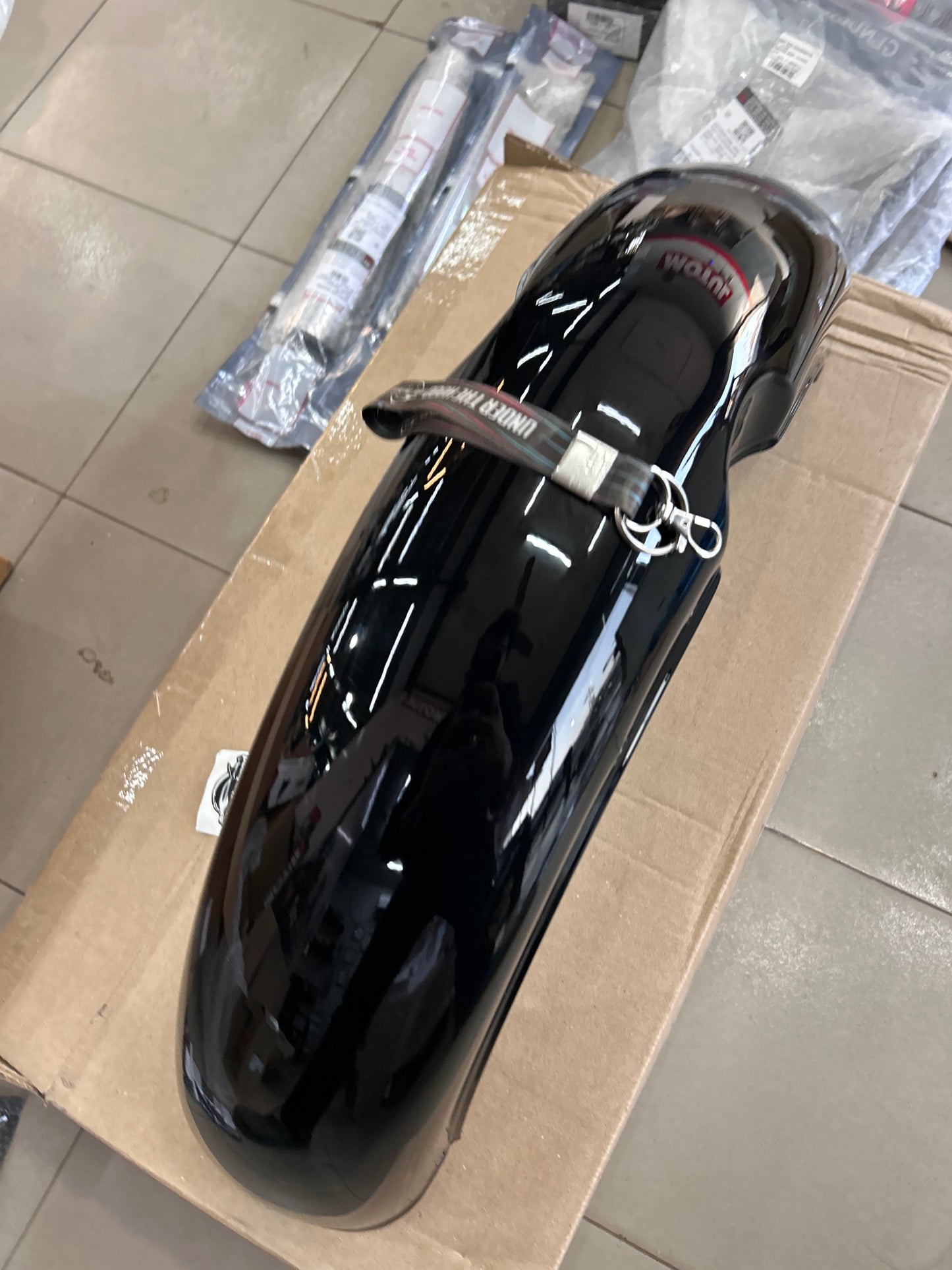 Royal Enfield 888402 Front Mudguard Kit Assembly (Black) – Bullet / Standard 350 UCE (OEM Genuine)