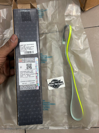 Royal Enfield RAJ01352 + RAT01502 - 2D Wheel Decal Combo (LH+RH) - RAJ01352 + RAT01502 (Combo) - Genuine Rim Stickers