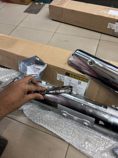 Genuine Royal Enfield Silencer Assembly Kit for Thunderbird 350 / Thunderbird 500 (NTB) | 888209