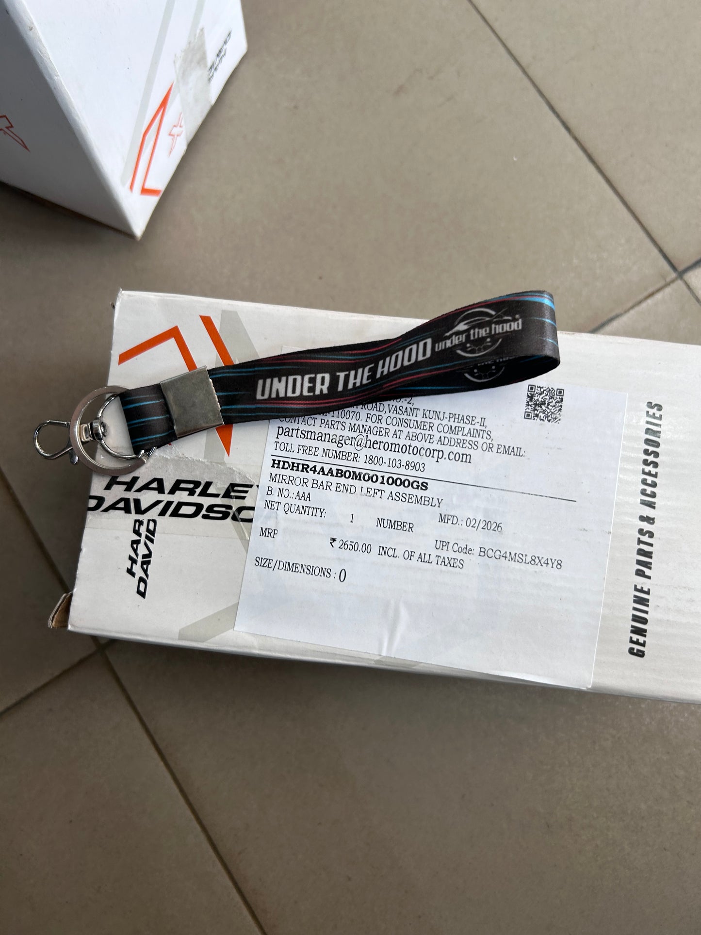 Harley-Davidson X440T Genuine Bar End Mirror Set (LH + RH) – HDHR4AAB0M001000GS + HDHR4AAB0M002000GS – Mirror Bar End Left & Right Assembly (Pair Kit)