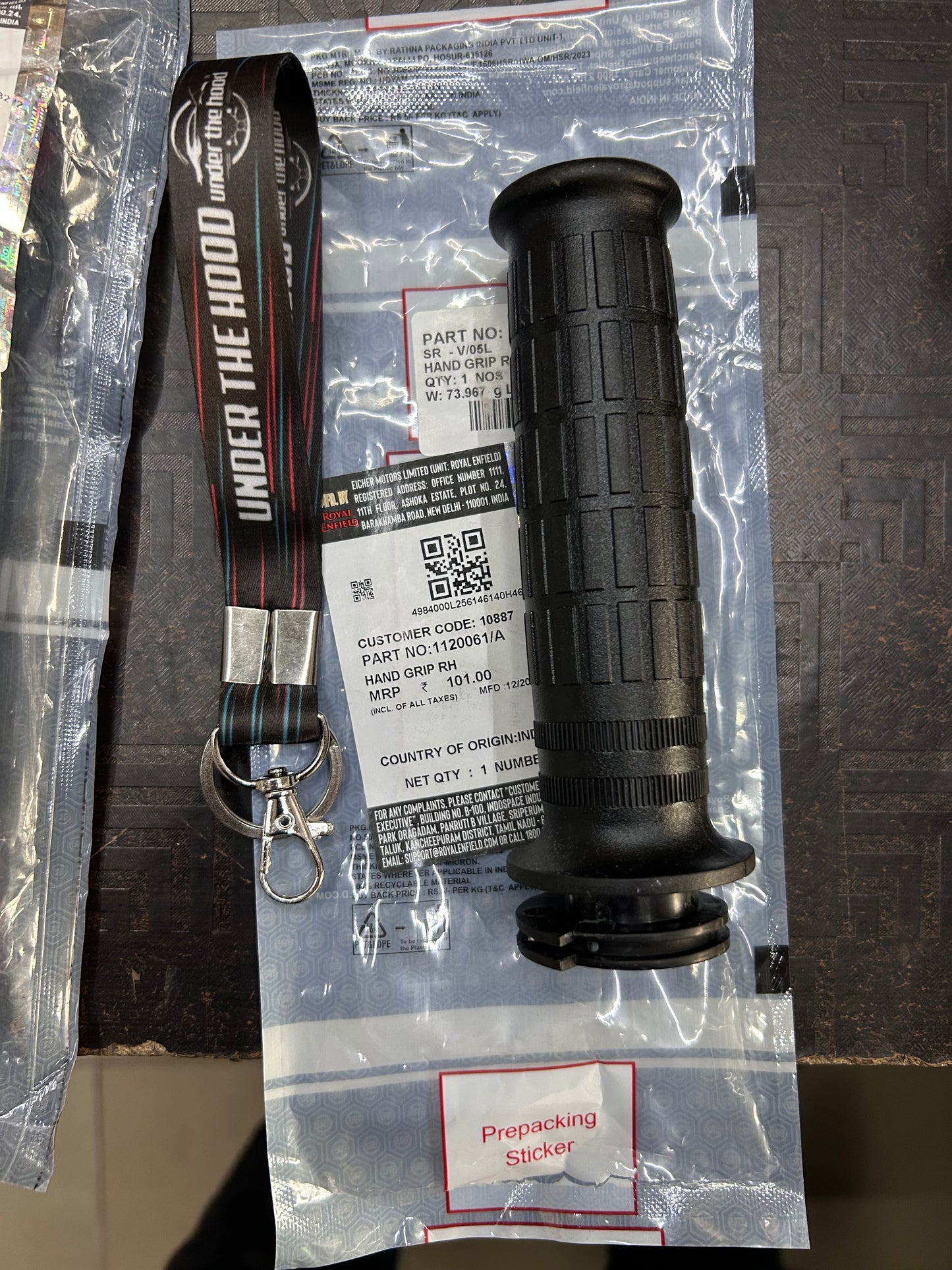 Royal Enfield 1120061/A – Hand Grip RH (Throttle Grip with Rotor) for Thunderbird X 350 BS4