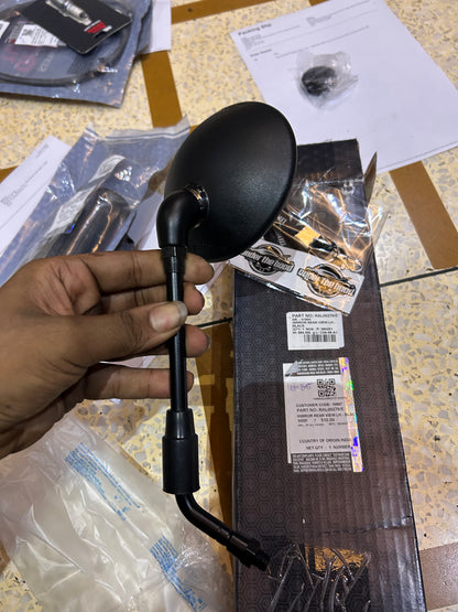 Royal Enfield RAL00276/E – Black Left-Hand Rear-View Mirror (LH) for Hunter 350 & Meteor 350 (OEM)