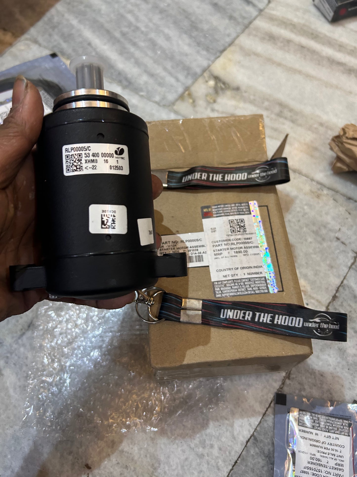 Royal Enfield Starter Motor Assembly – RLP00005/C – Genuine OEM for Classic Reborn 350, Meteor 350, Hunter 350, Bullet 350 (J-Series)