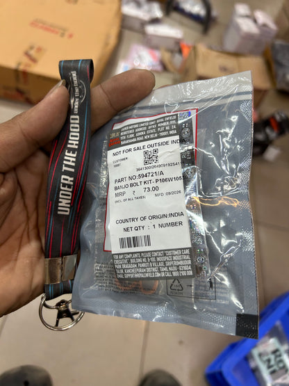 Royal Enfield Interceptor 650, GT 650, Himalayan 411 & Thunderbird Genuine Banjo Bolt Kit | 594721/A