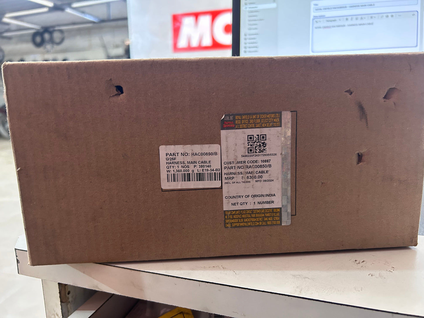 Royal Enfield RAC00850/B Main Wiring Harness Cable for Meteor 350