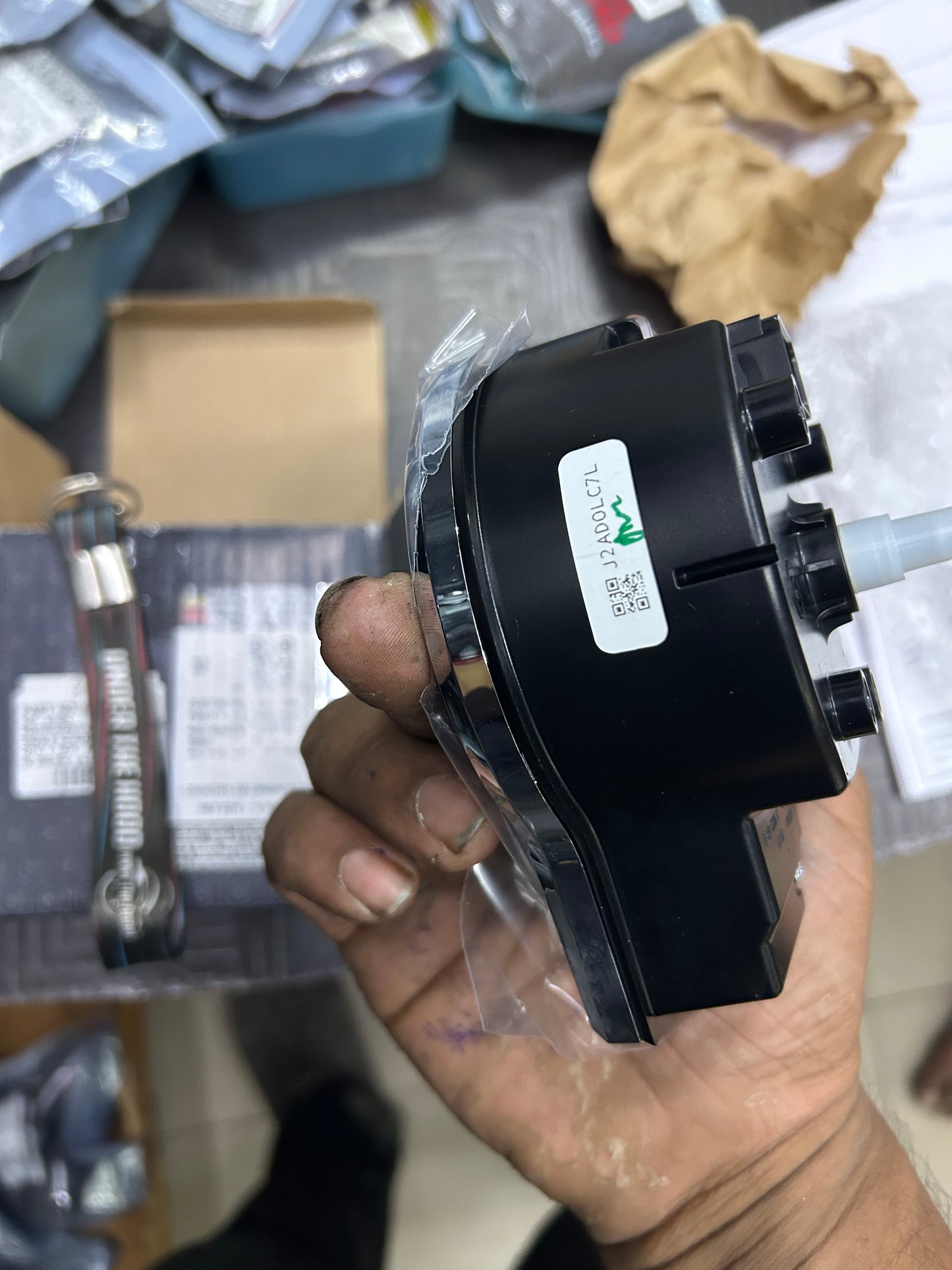 Royal Enfield RAM00590/A – Instrument Cluster (KMPH, Single Scale) – OEM for Classic 350 Reborn & Bullet 350 BS6