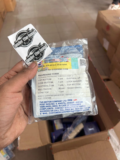 TVS Genuine Kit Steering Cone for TVS NTorq 125 (Carb/FI, XP) – Part No. K2320390