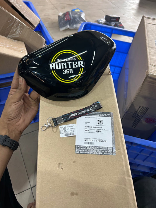 Royal Enfield Side Panel with Sticker RH Black RAV01162/A for Hunter 350