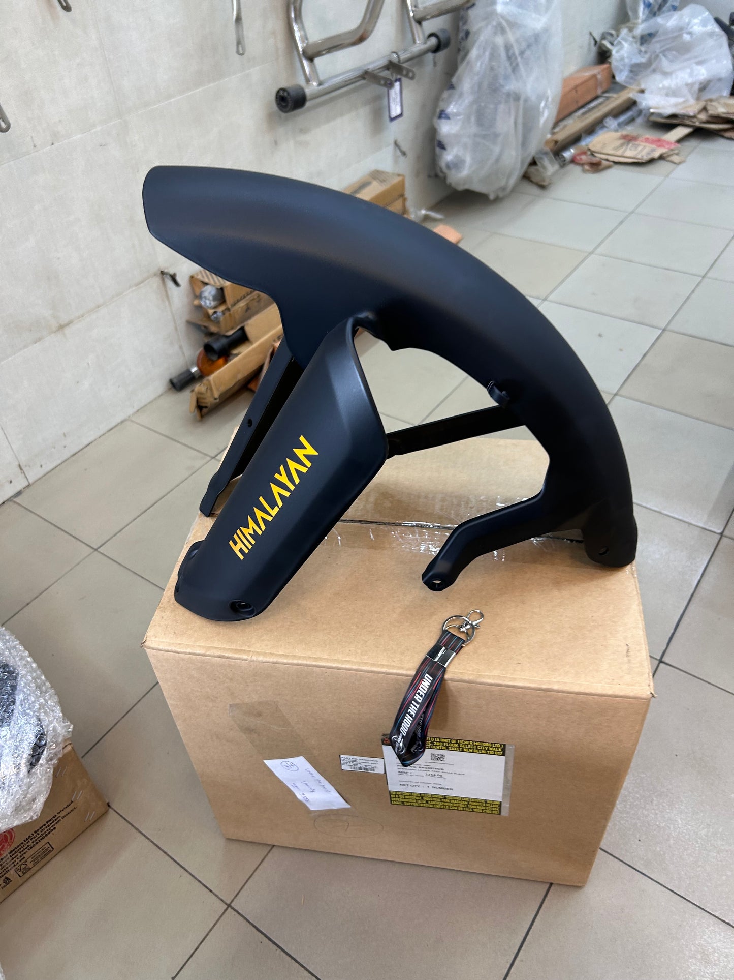 Front Lower Mudguard Assembly (Front Bottom Fender) – Himalayan 450 Hanle Black – RAG00760/B (Genuine OEM)