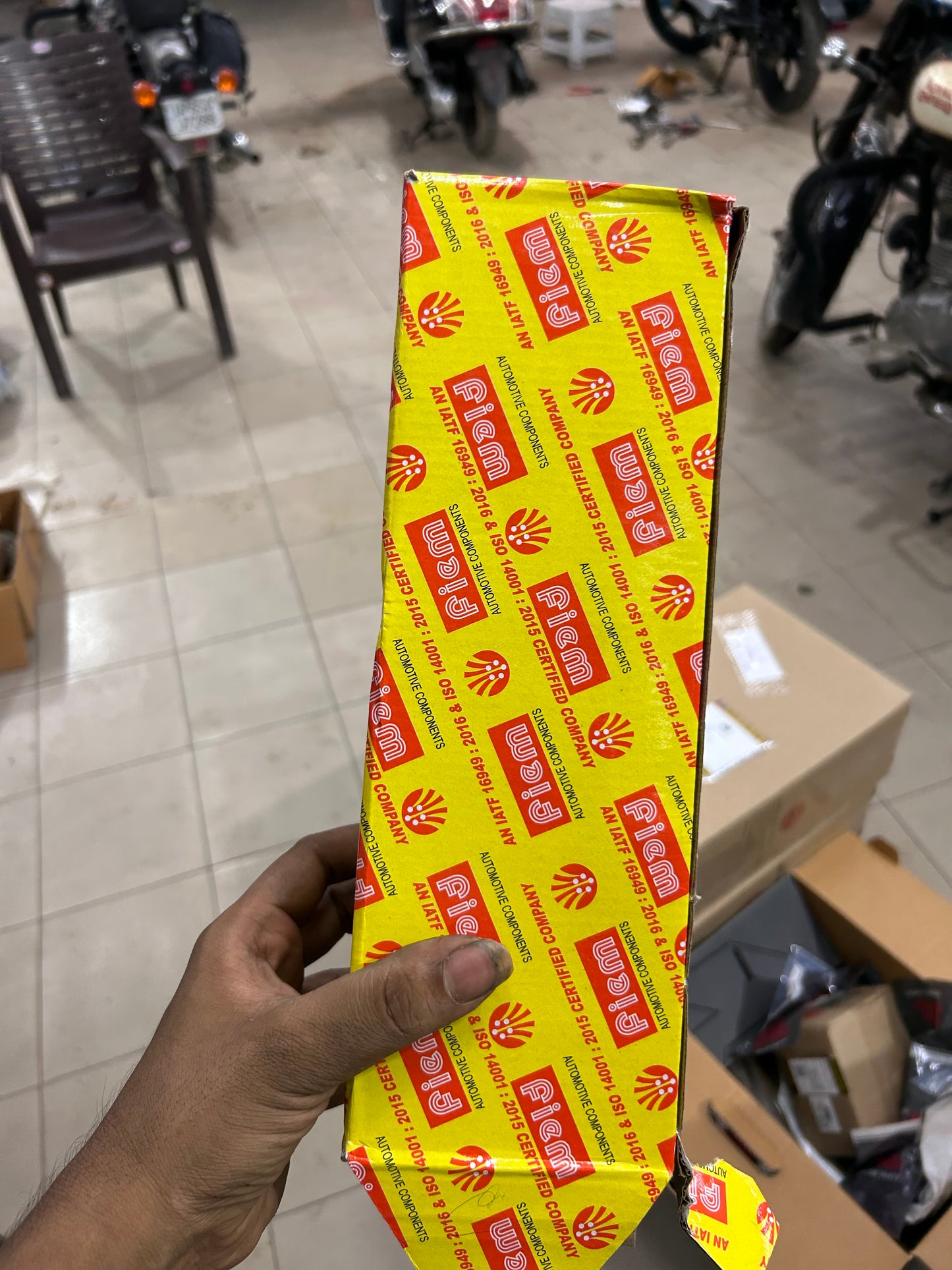 FIEM Chrome Rearview Mirror Set for Royal Enfield – OEM Left & Right Options