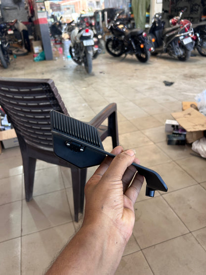 Stealth Naked Max Rear View Mirror – Big Size Yoke Mounted, Universal Fit for Naked & Street Bikes (Pair, Left & Right)
