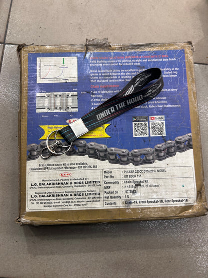 Rolon BSOR 151 Sealed Chain & Sprocket Kit – Bajaj Pulsar 220 DTS-i / 220F (Twin Spark, BS3–BS6, 104L 520 O-Ring, 14T / 36T)