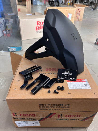 Hero Genuine Rear Hugger Kit for Xtreme 160R, Xtreme 160 4V & Xtreme 160 4V Premium | Rear Hugger Fender / Mudguard Extender / Tyre Hugger | K80805ABZA000S