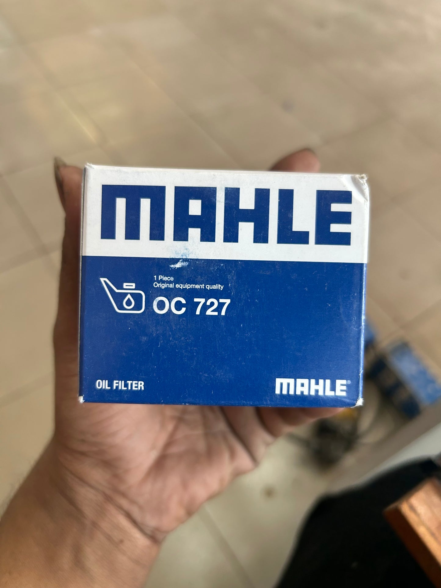 Mahle OC 727 Oil Filter – Compatible with Renault Duster, Nissan Terrano, Fluence, Pulse, Micra | 1.5L K9K Diesel Engine