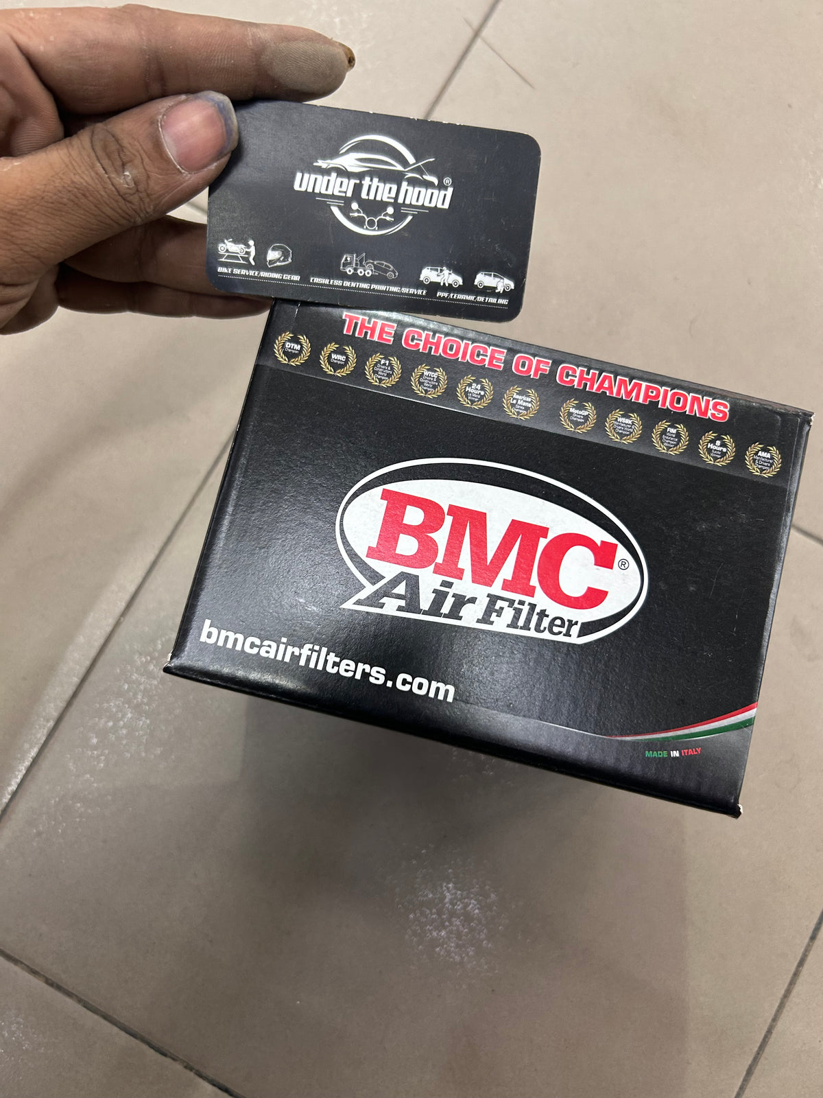 BMC Air Filter FM01210 for Royal Enfield Himalayan 450 & Guerrilla 450 (Sherpa 450/452) – Washable High-Flow Replacement | OEM Ref RLY00037