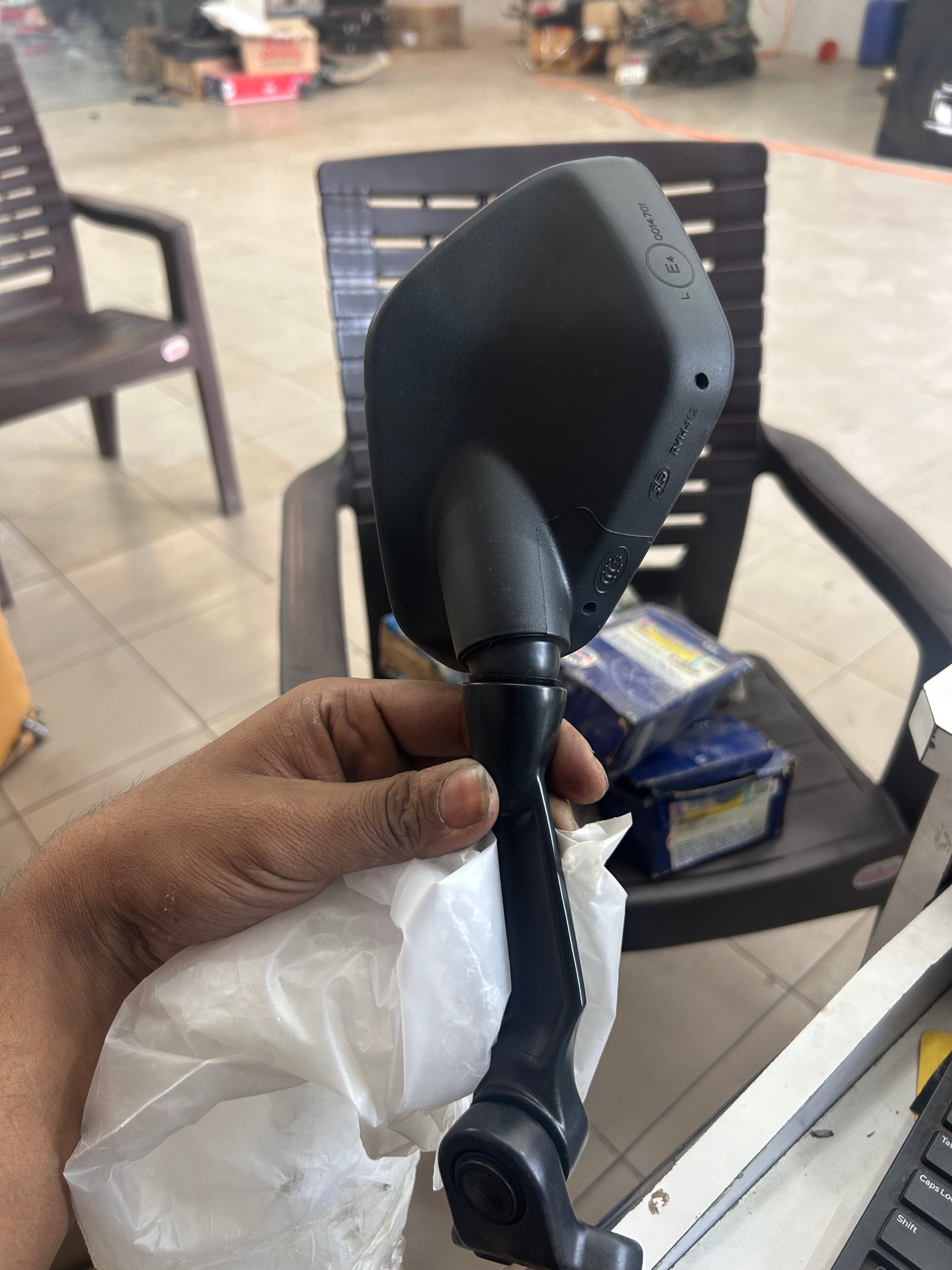 TVS N7220690 Left Hand Mirror Assembly | Genuine Replacement for