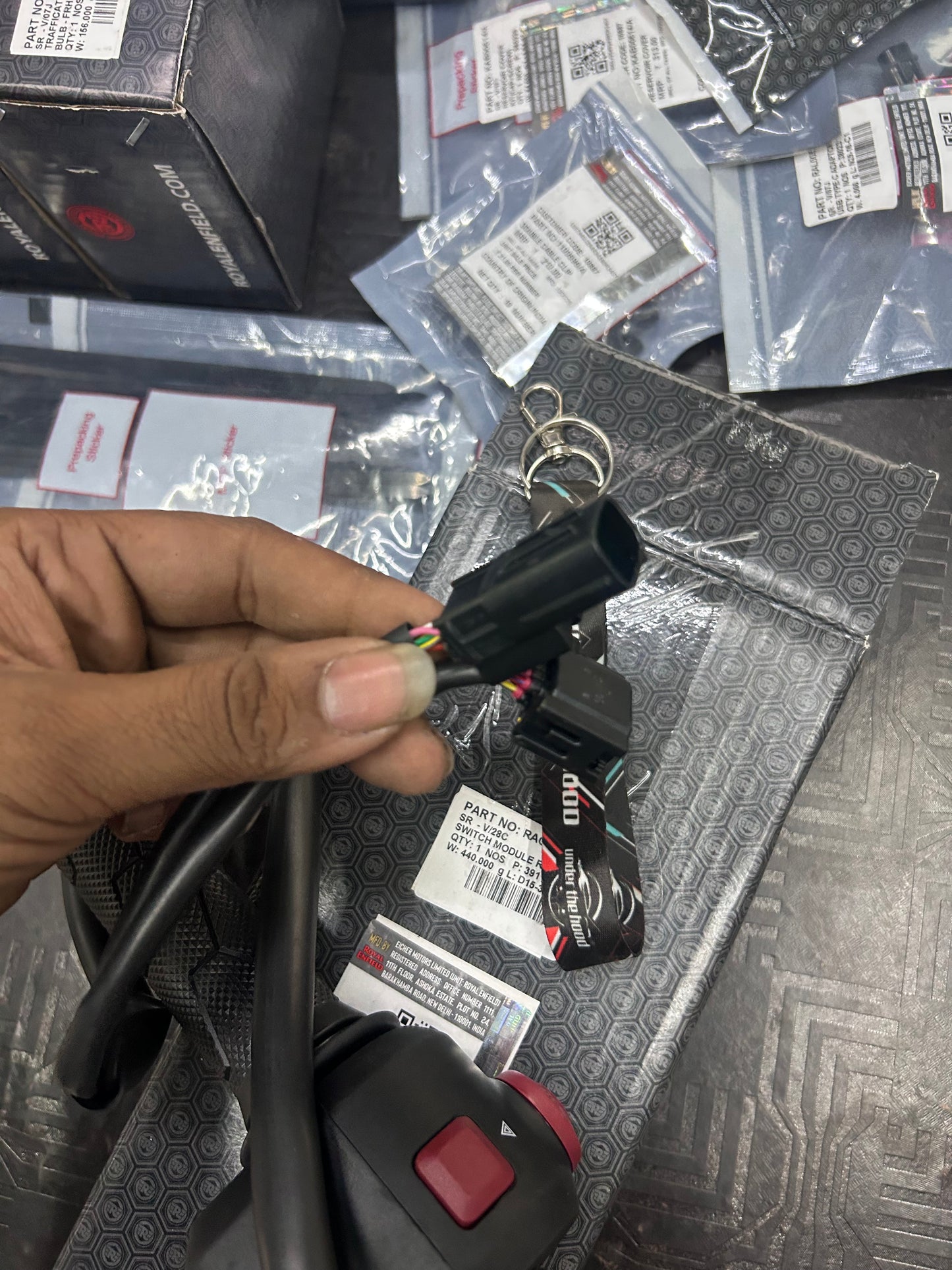 Royal Enfield Right-Hand Handlebar Switch (Switchcube RH) — Himalayan 450 & Guerrilla 450 (Sherpa-450, BS6.2/E5) — RAC00411/E