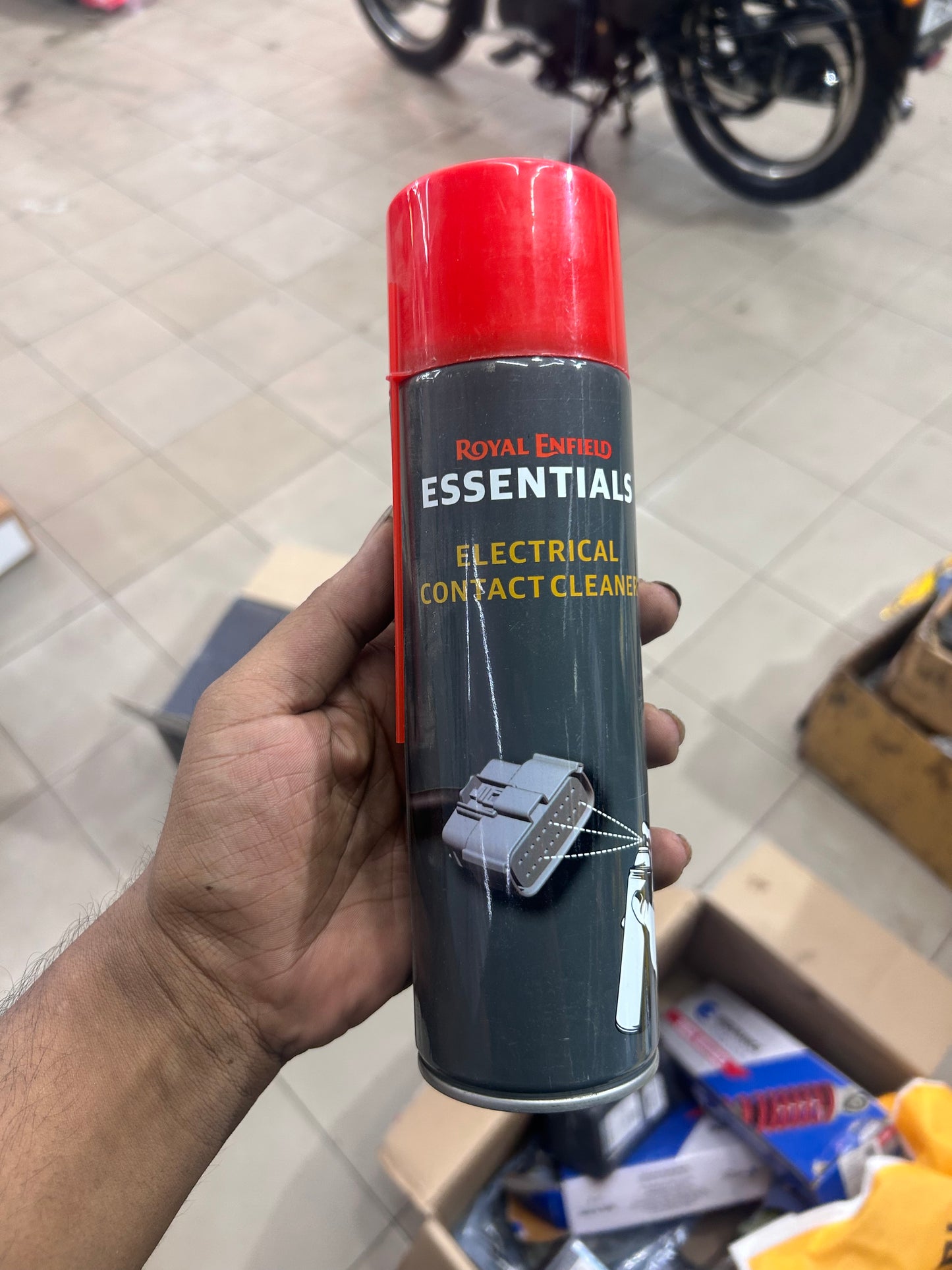 Royal Enfield Electrical Contact Cleaner – 500ml (3300675/A) – Genuine OEM for All Royal Enfield Motorcycles