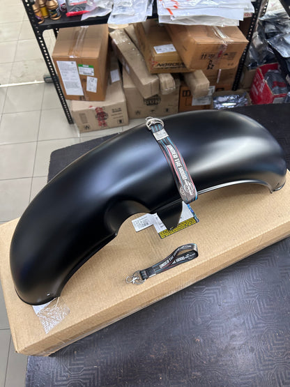 Genuine Royal Enfield Front Mudguard Assembly (FMG) – Matt Black – RAG00143/A ALL NEW CLASSIC 350 - DARK STEALTH BLACK