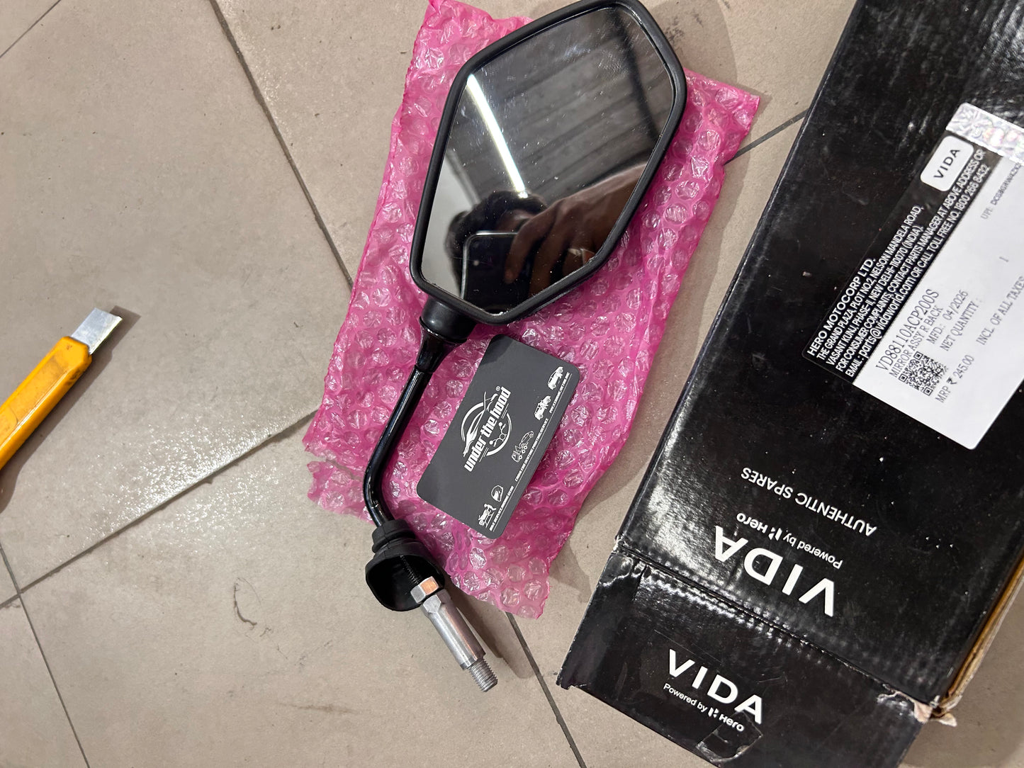 Hero VIDA V2 Rear View Mirror Assembly - Left, Right and Pair Options