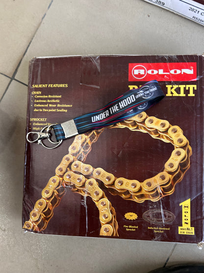Rolon ORC 329NF Brass O-Ring Chain & Sprocket Kit for Royal Enfield Himalayan 411 – 15T/38T, 525, 110 Links – ORC 329NF