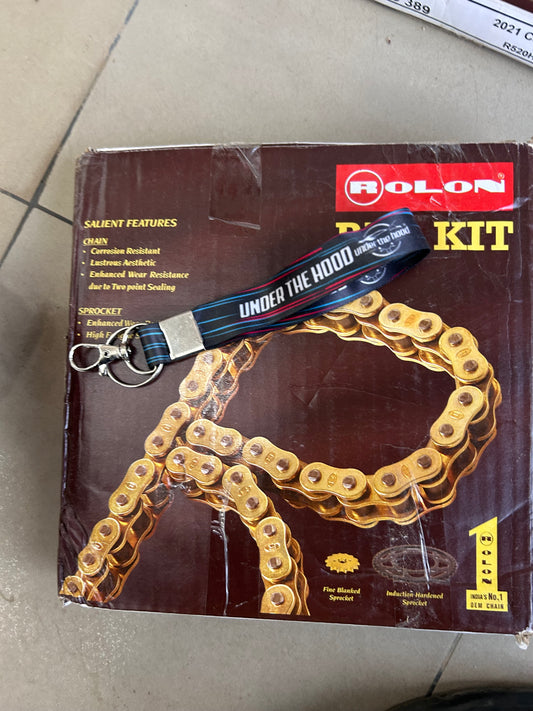 Rolon ORC 329NF Brass O-Ring Chain & Sprocket Kit for Royal Enfield Himalayan 411 – 15T/38T, 525, 110 Links – ORC 329NF