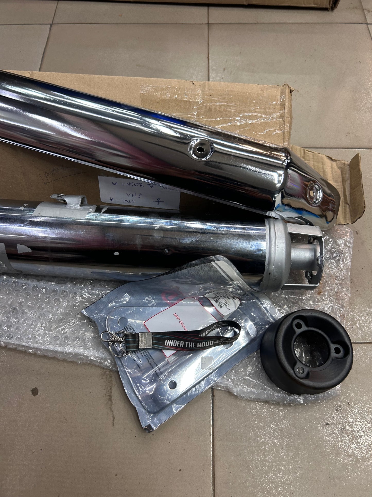 Genuine Royal Enfield Silencer Assembly Kit for Thunderbird 350 / Thunderbird 500 (NTB) | 888209