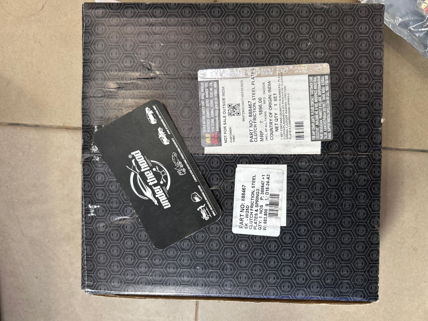 Royal Enfield Himalayan 411 & Scram 411 Clutch Friction, Steel Plates & Springs Kit – Genuine OEM 888467