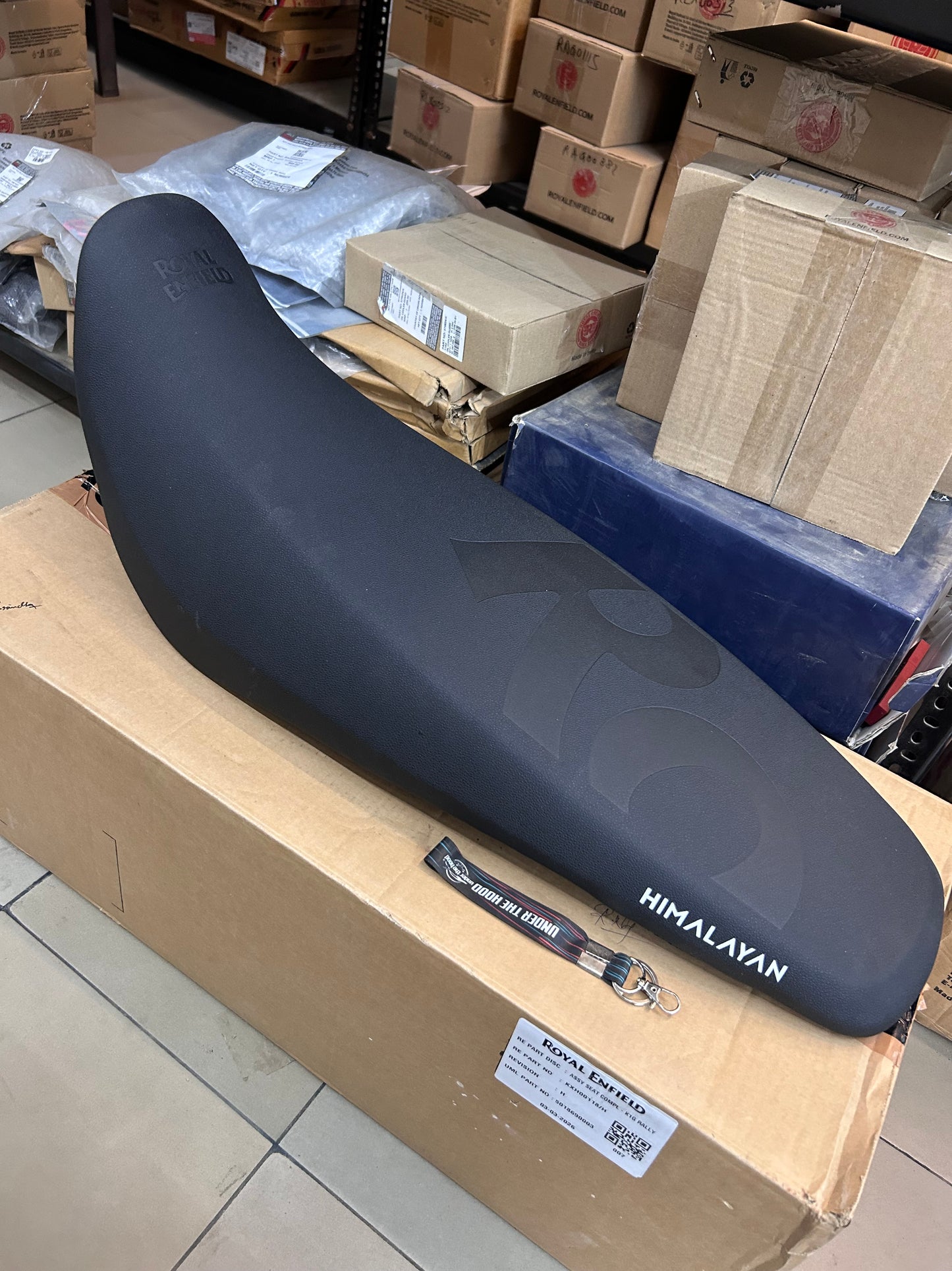 Royal Enfield Black Rally Dual Seat KXA00405 for Himalayan 450