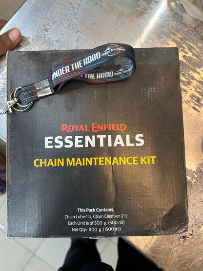 Royal Enfield Essentials Chain Lube & Cleaner Kit 500ml – Genuine Chain Care Kit – 3600008/A