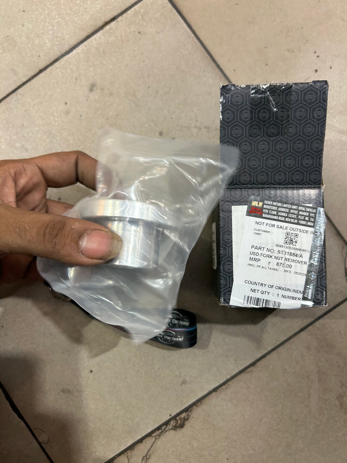 Royal Enfield Himalayan 450 USD Fork Nut Remover & Installer ST31884/A