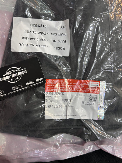 Hero Genuine Tank Cover 99810AAE300S | Fuel Tank Cover with Storage for Splendor Plus