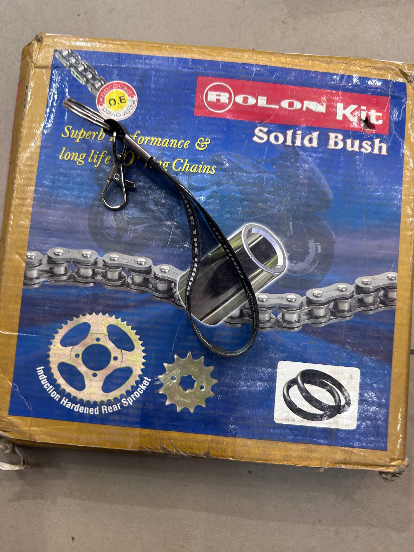 Rolon HPOR 220 High-Performance O-Ring Chain & Sprocket Kit – Bajaj Avenger 150 Street (110L | 14T–38T | 6-Hole)