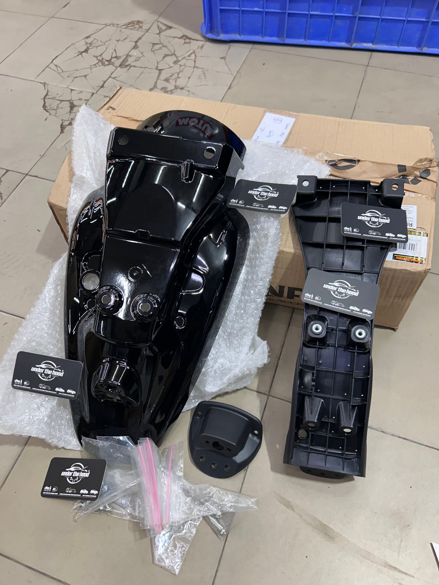 Royal Enfield Hunter 350 Tail Tidy ROW – Genuine OEM Fender Eliminator / Number Plate Mount KXA00142