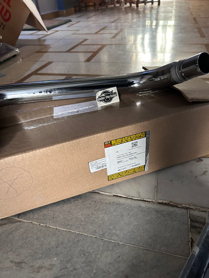 Royal Enfield RLX00512/B – Exhaust Pipe Assembly (Chrome Plate) – OEM for Reborn Classic 350 , New Bullet 350, & Meteor 350