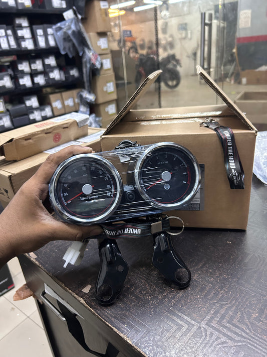 Royal Enfield Instrument Cluster (KM/H, No Clamp) – Part 148127/F | OEM Speedometer for Interceptor 650 & Continental GT 650 BS6 / Euro V