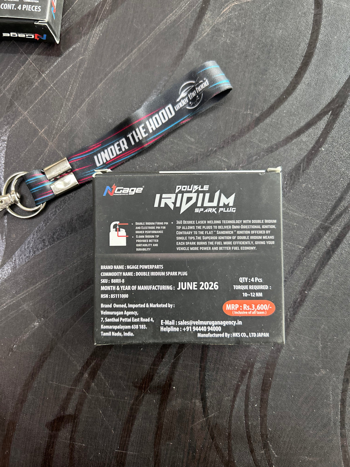 NGage B8RII-8 Double Iridium Spark Plug – Interceptor/GT 650, Himalayan 411, R15, MT-15, Ninja 300, Jawa, Yezdi & More