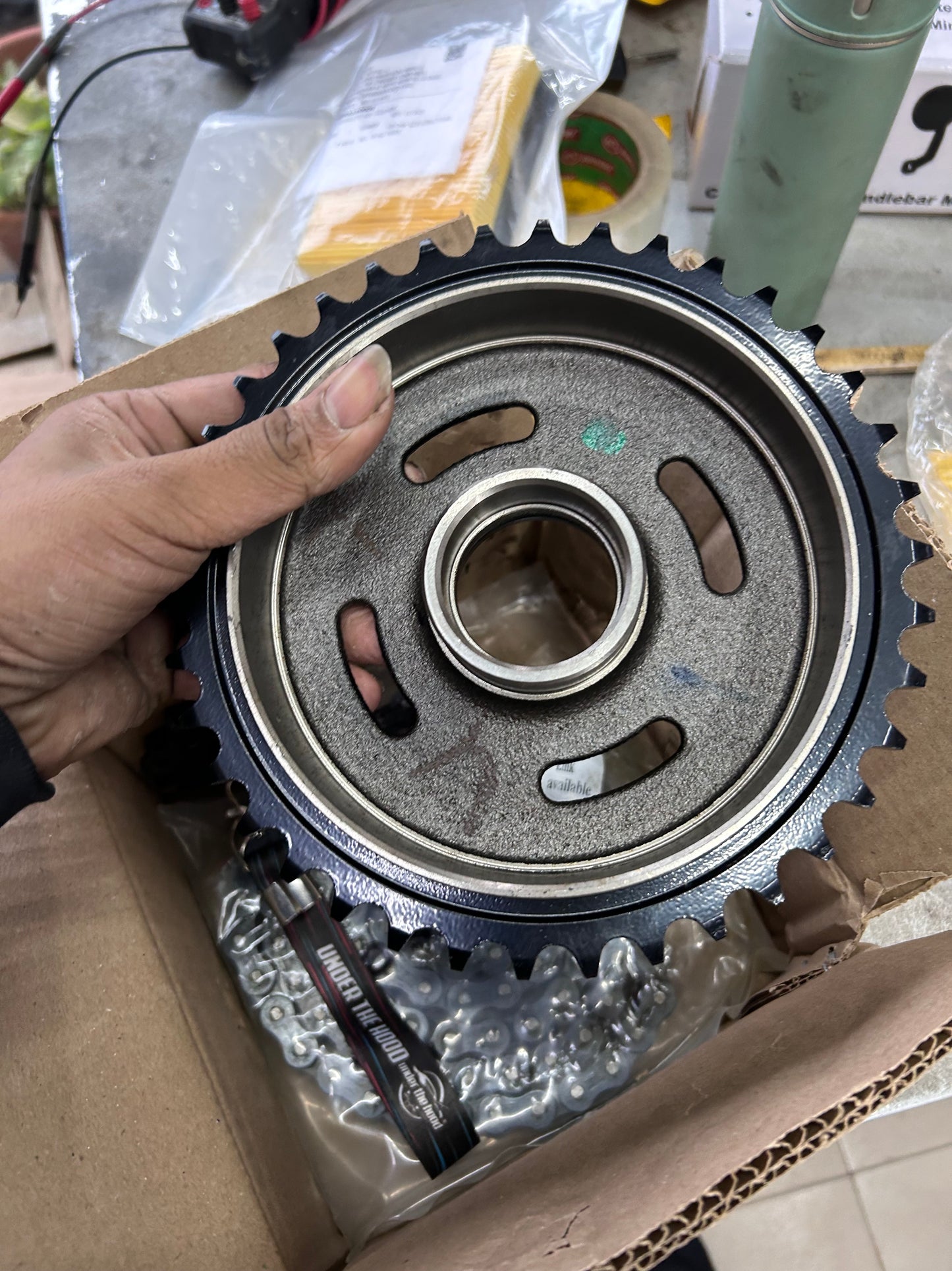 Royal Enfield 597457 – Genuine Chain & Sprocket Kit for Standard 350 UCE