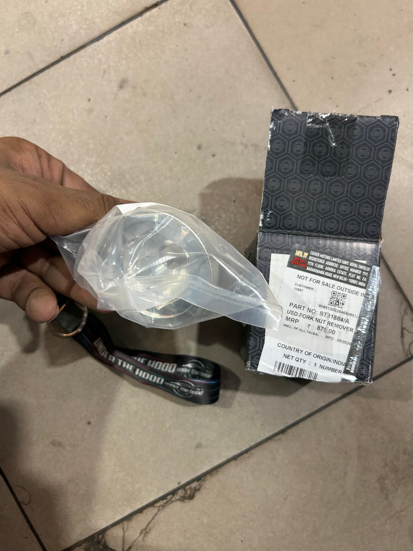 Royal Enfield Himalayan 450 USD Fork Nut Remover & Installer ST31884/A