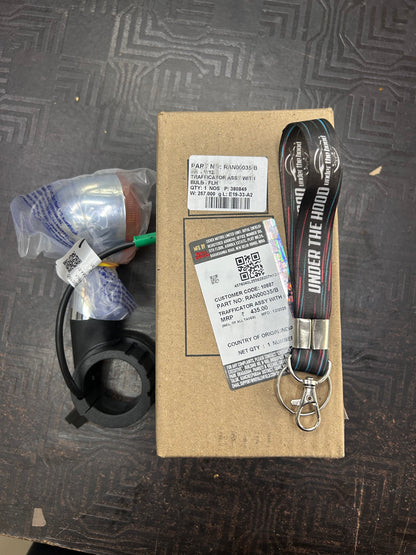 Royal Enfield RAN00035 / RAN00035/B – Trafficator Assembly with Bulb, Front Left (Chrome) for Classic 350 Reborn (J-Series BS6) & New Bullet 350 – Genuine OEM Indicator