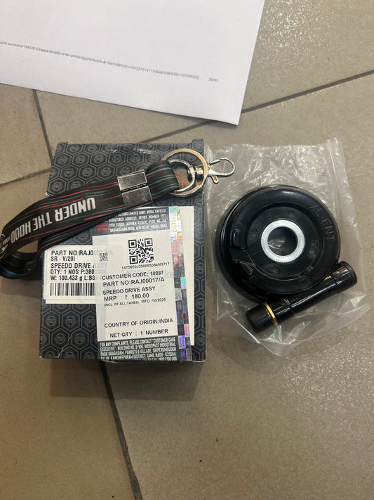 Royal Enfield Genuine Speedo Drive Assembly (Front Wheel Speedometer Gearbox) – RAJ00017/A