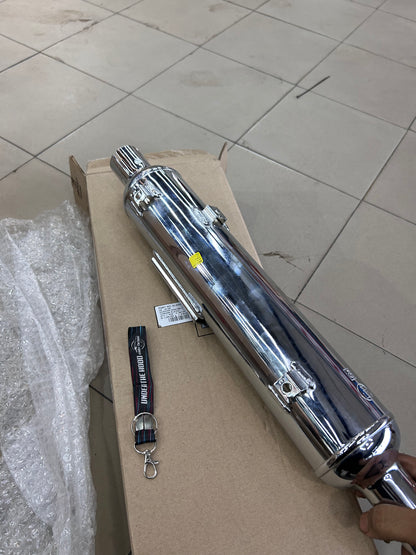 Royal Enfield Classic 350 Reborn Chrome Silencer Assembly RLX00515/D
