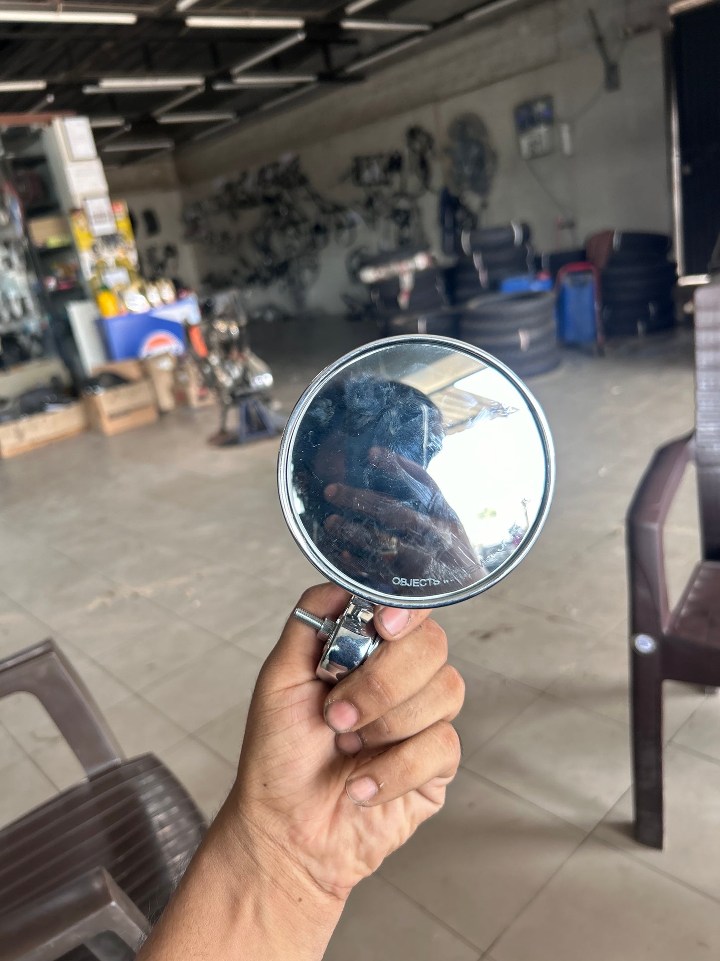 Autobird Jawa Mirror( Fits All Royal Enfield & JAWA)