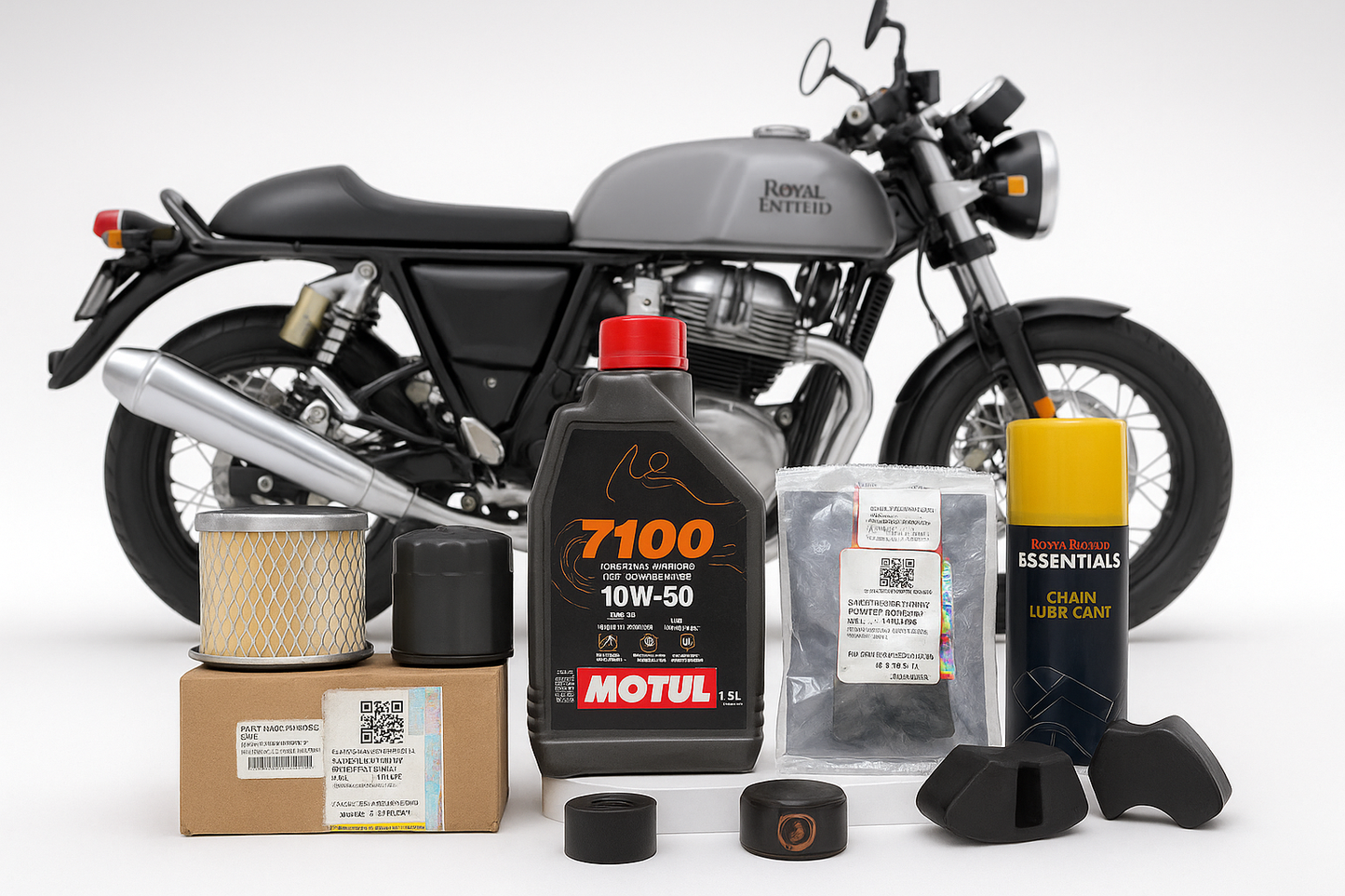 Royal Enfield Interceptor 650 Service Kit (BS4 & BS6) – Complete Maintenance & Brake Care