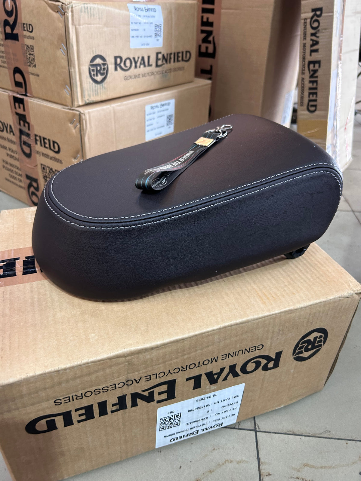 Royal Enfield Brown Touring Passenger Seat for Meteor 350 KXA00068