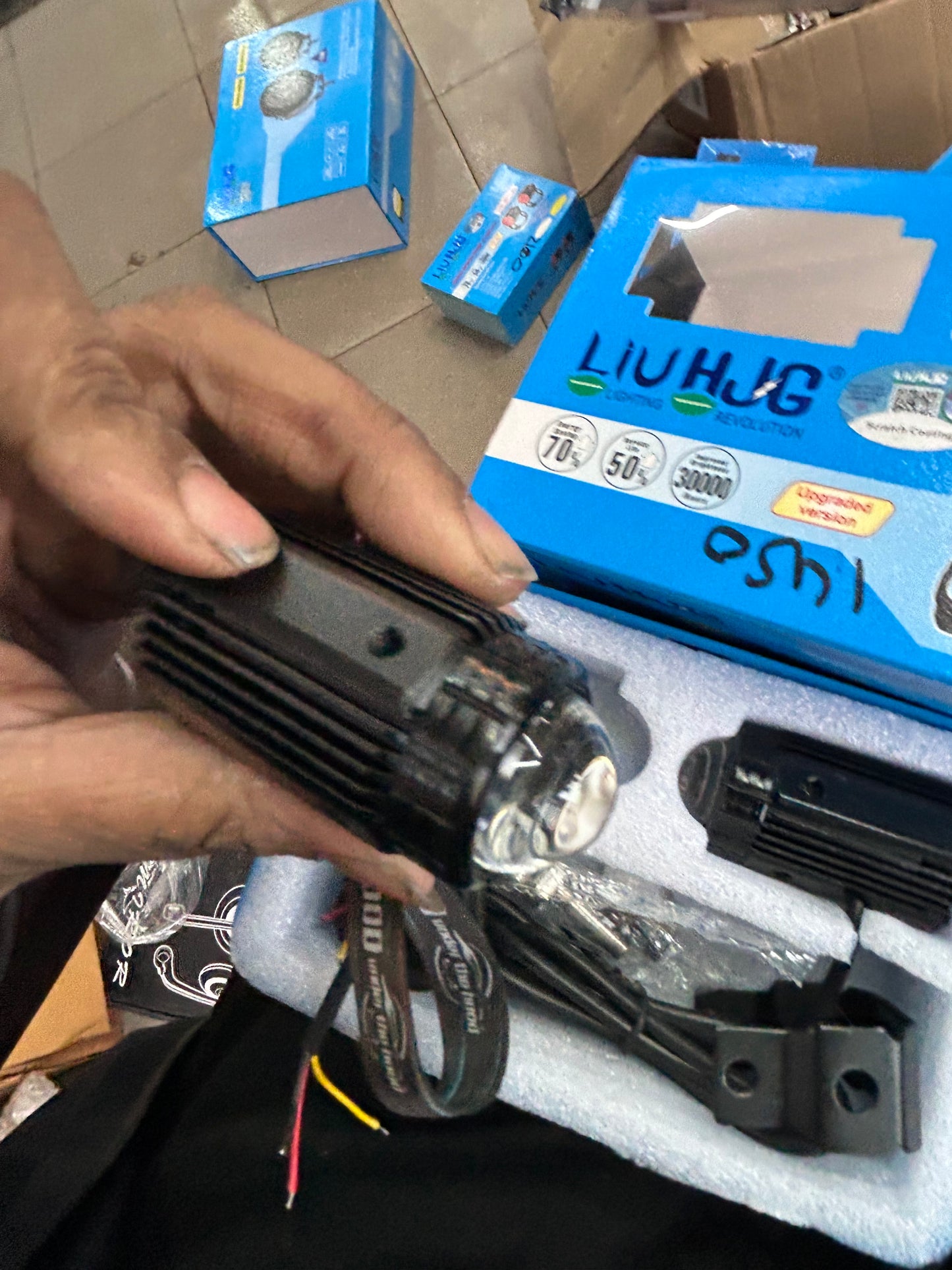 HJG Mini Drive LED Auxiliary Fog/Driving Lights (20W/Light, 3000LM, 9–80V) | LIU HJG | White/Yellow