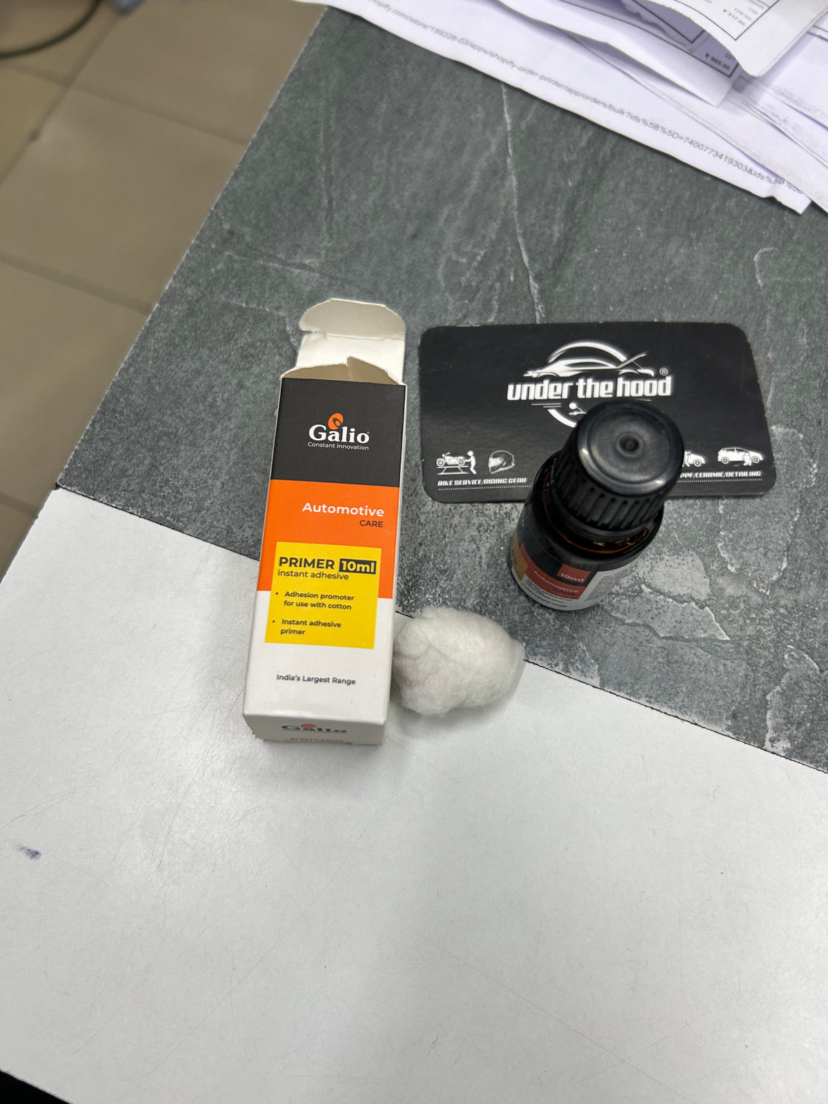 Galio GAP-006 Adhesion Promoter / Double Sided Tape Primer 10ml – Car Visor, Emblem, Moulding & Trim
