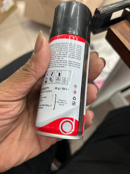 Hero Genuine Chain Cleaner Spray 100ml (SPDCHC0001S) – Safe Degreaser for Harley X440 / 440X & Hero Mavrick 440 Chains